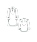 le 605a et b - Blouse-robe