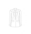 Le 100 - Veste tailleur, un bouton