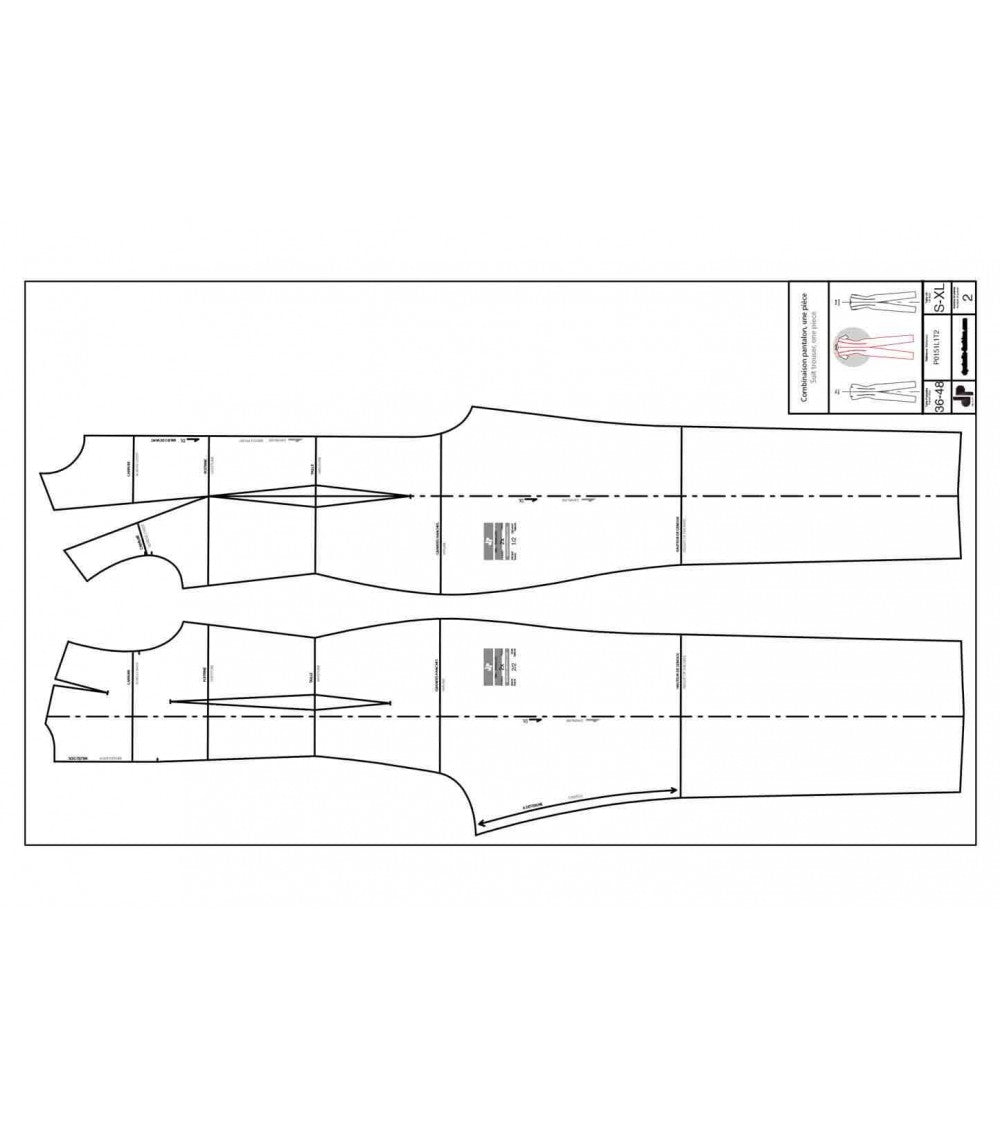 Combinaison pantalon, une pièce ( en stretch )