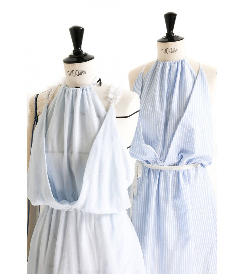 Robe à panneaux, coupée à la taille