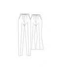 Pantalon classique cigarette + flare