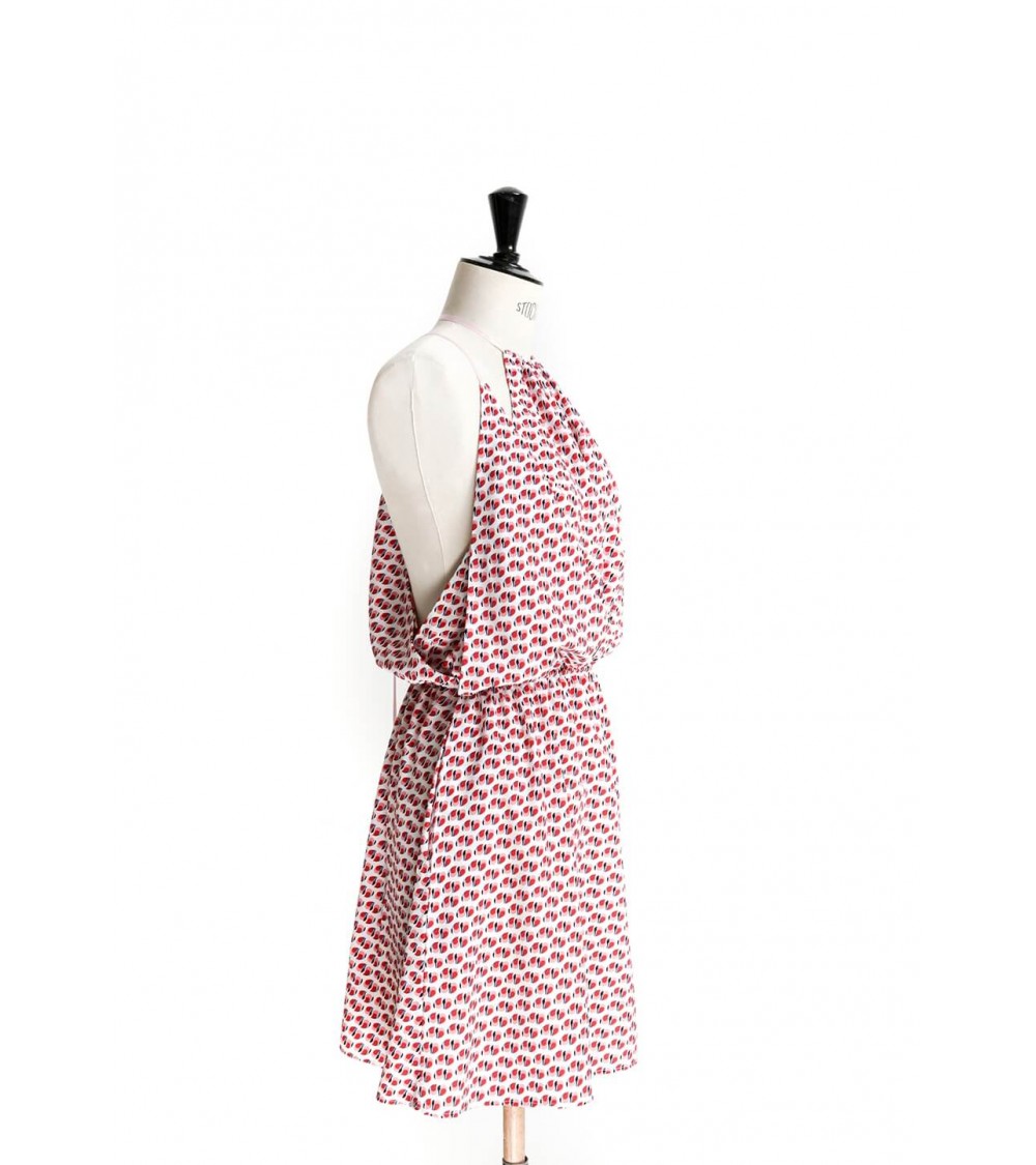 Robe à panneaux, coupée à la taille