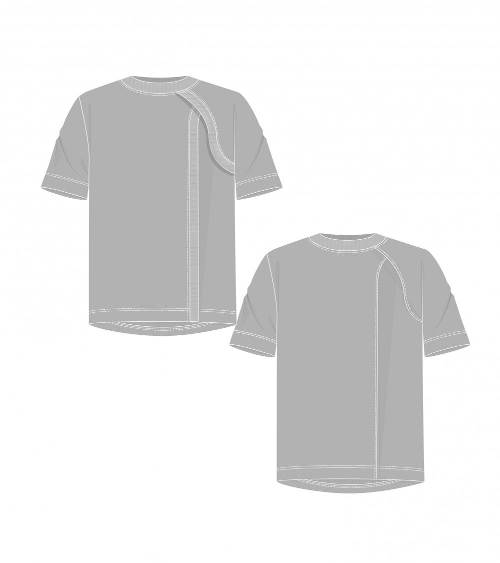 Le 1400 Tee-shirt à découpes asymétriques