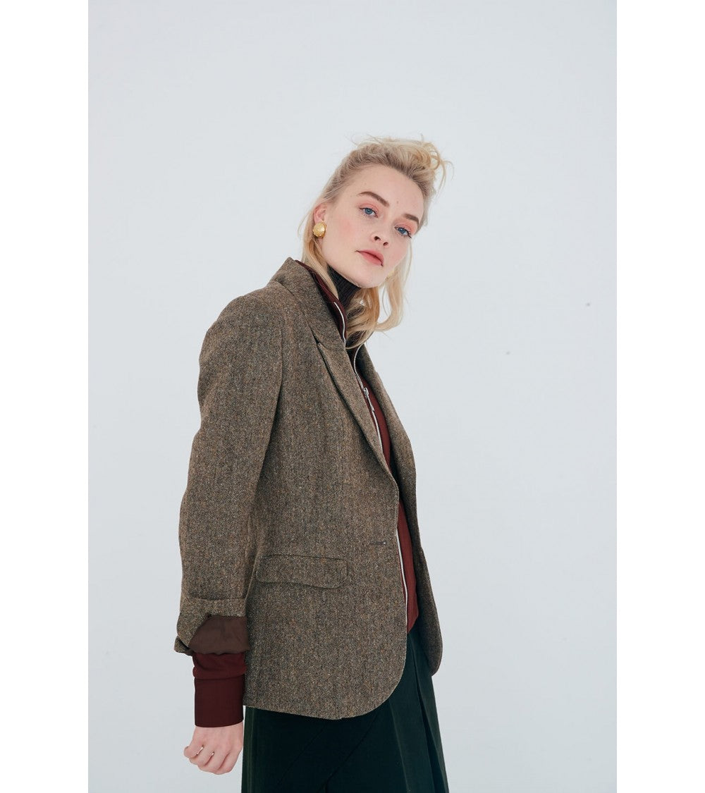 Le 100 - Veste tailleur, un bouton