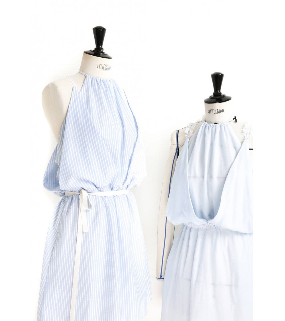 Robe à panneaux, coupée à la taille