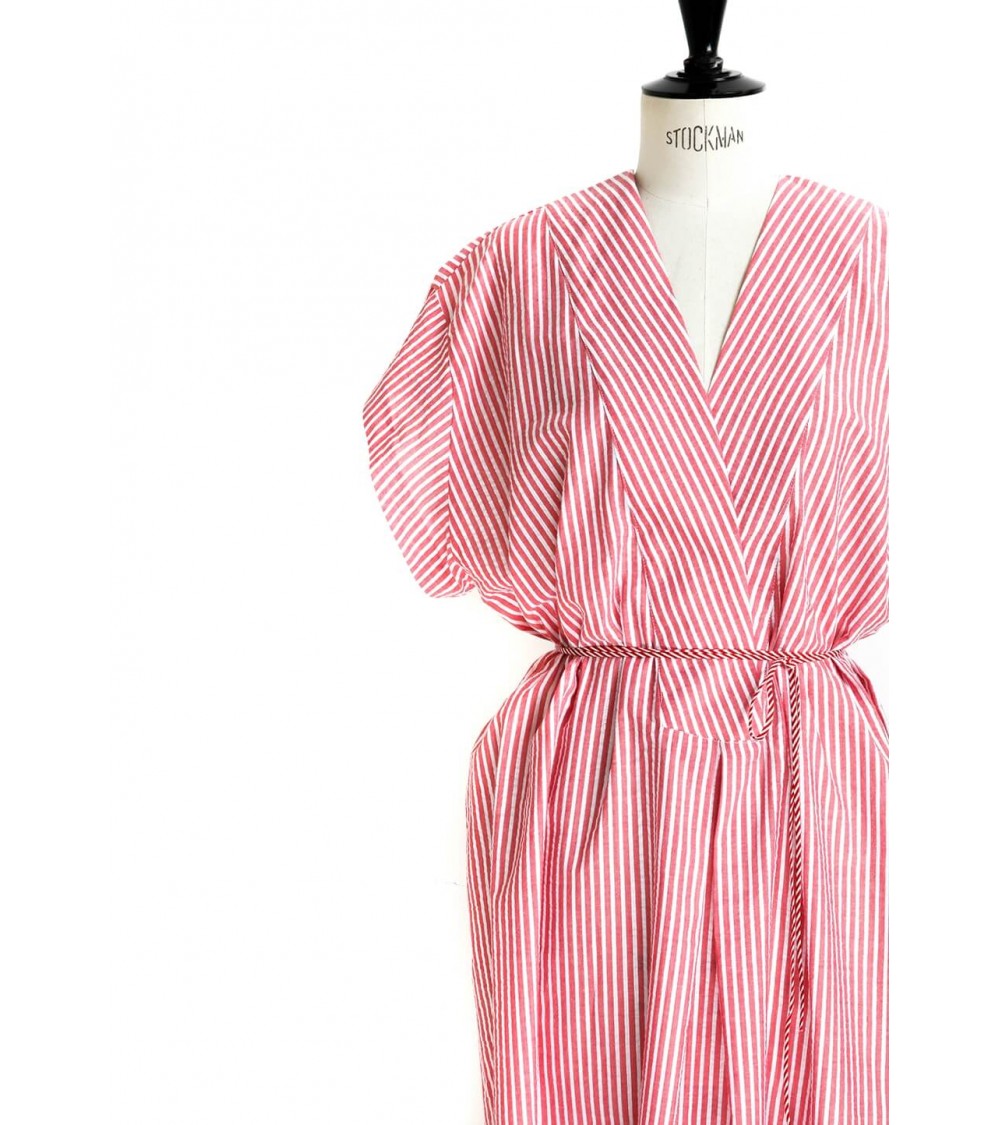 Tunique/robe manches basses et profond décolleté