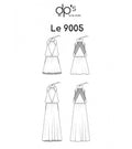 Robe à panneaux, coupée à la taille
