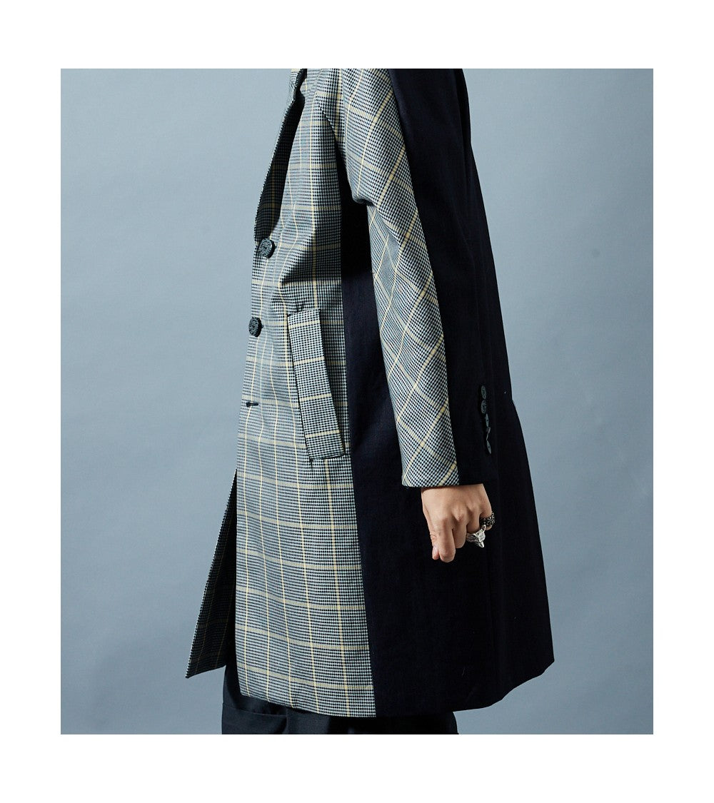 Le 1800 Manteau droit col tailleur
