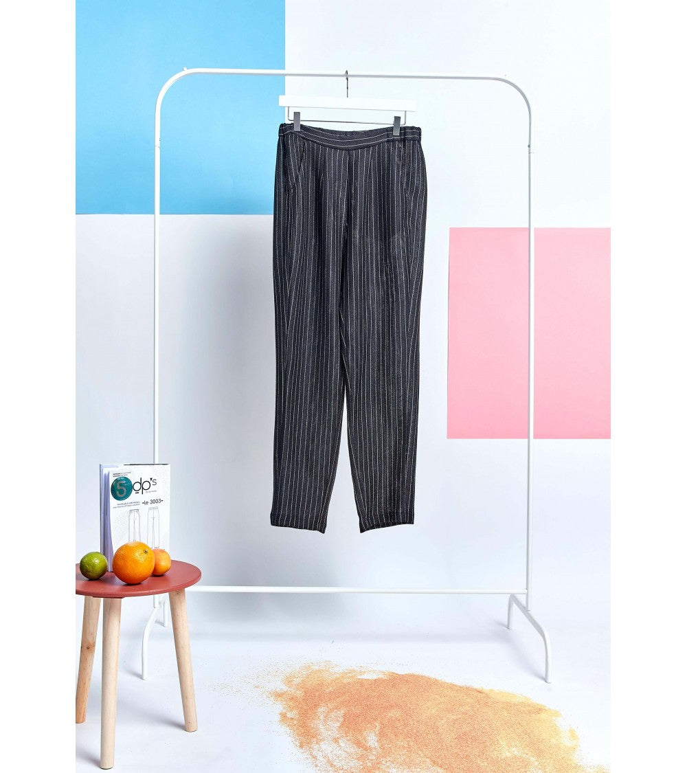 Pantalons fluide taille élastique et poches italiennes