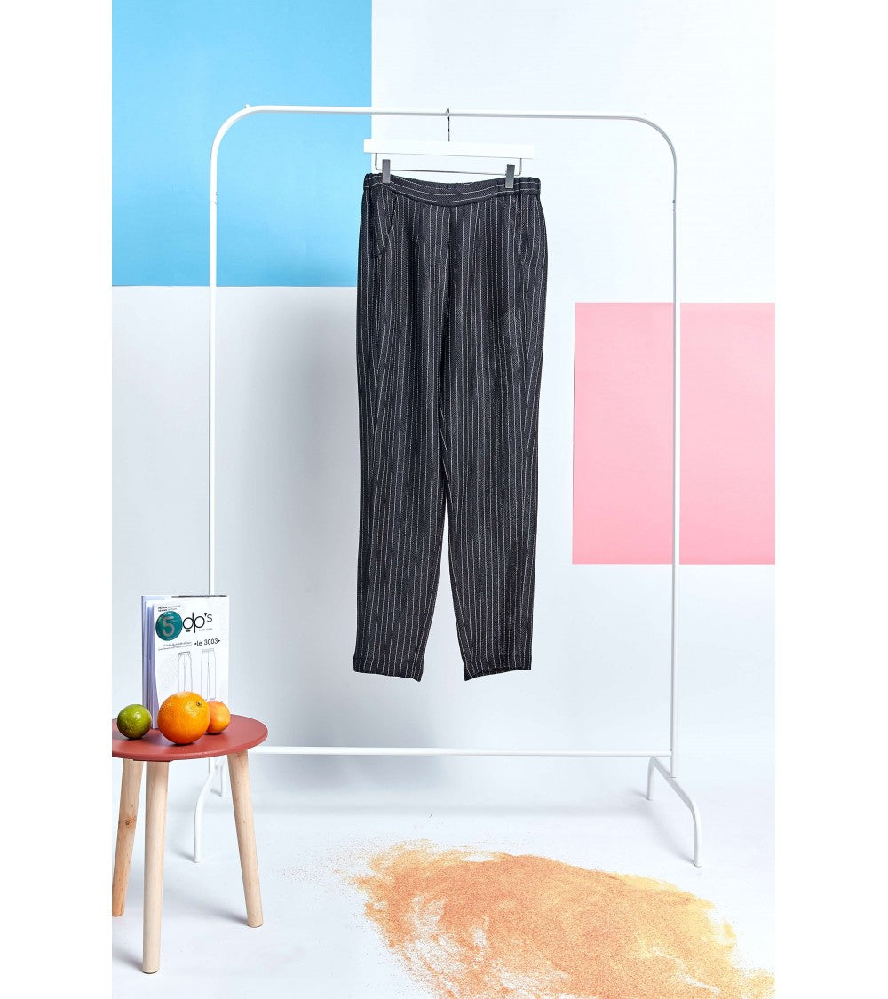 Pantalons fluide taille élastique et poches italiennes