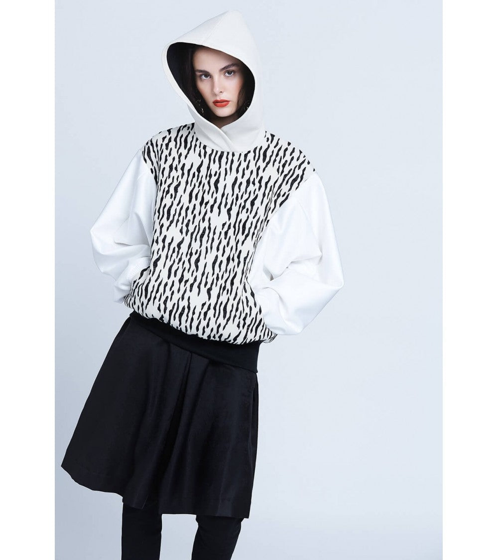 Le 001a et b - Sweat à capuche