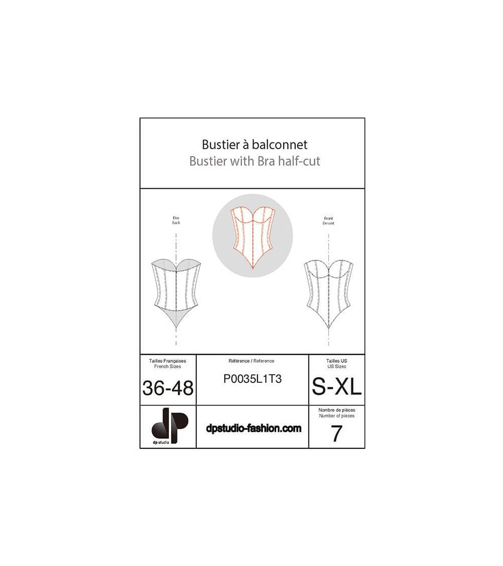 Bustier à balconnet