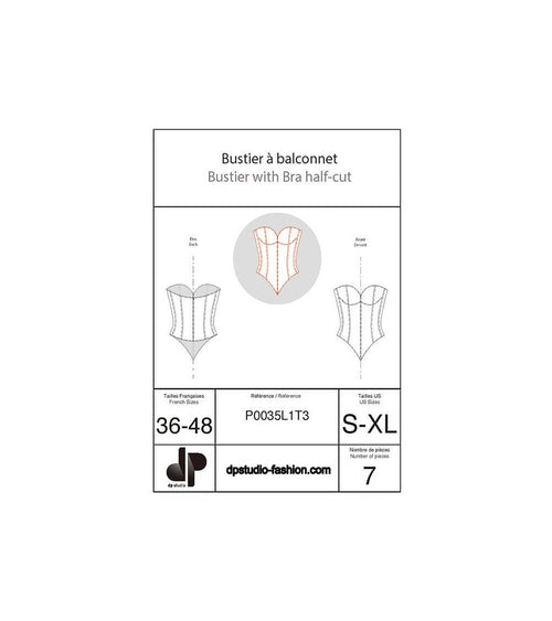 Bustier à balconnet