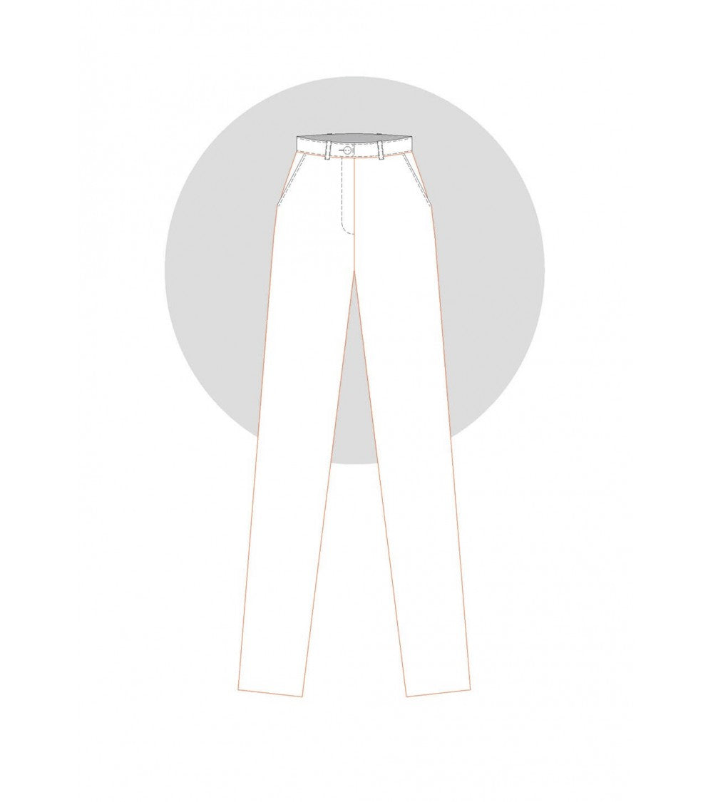 Pantalon classique de base sans pince