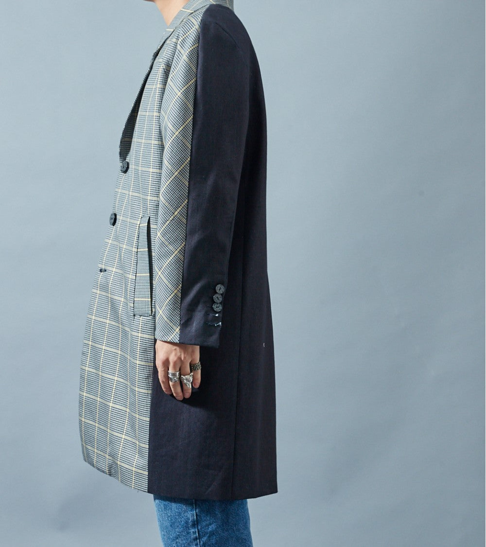 Le 1800 Manteau droit col tailleur