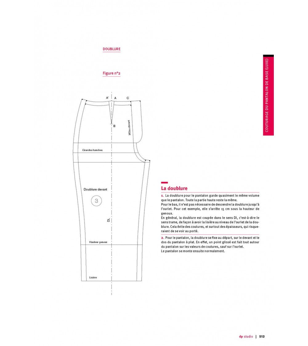 Couturage du pantalon de base (luxe)