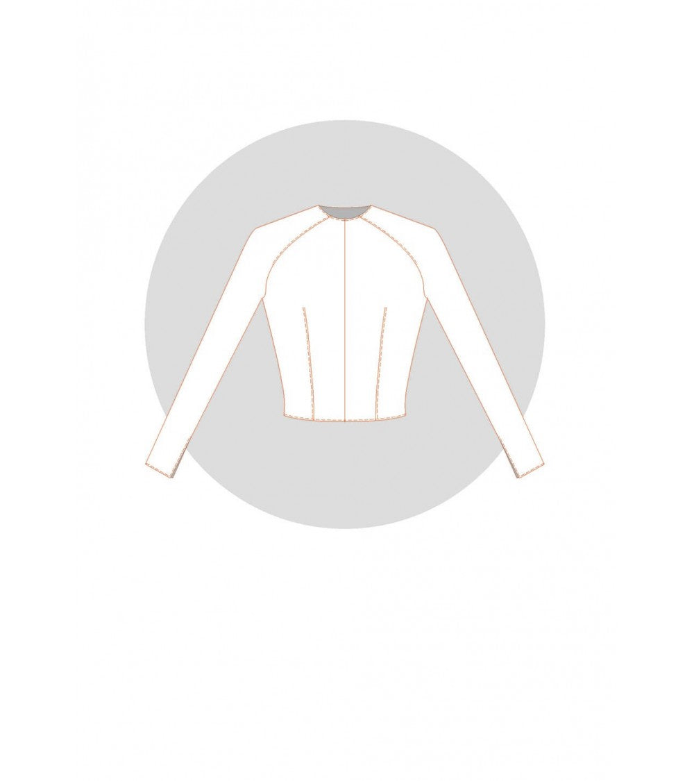 Kimono à soufflet à-même découpe raglan