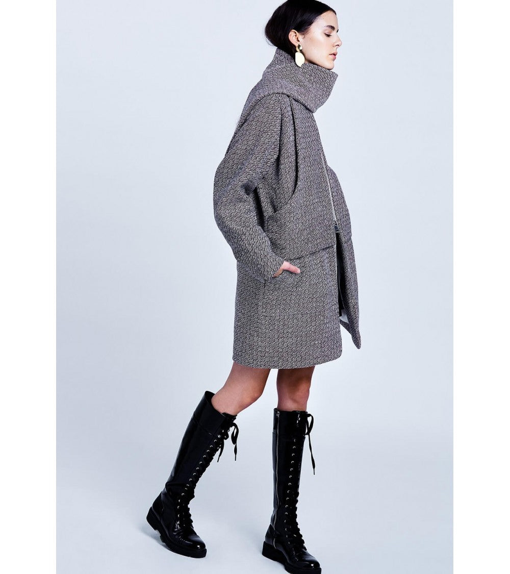 le 204a et b - Manteau écharpe