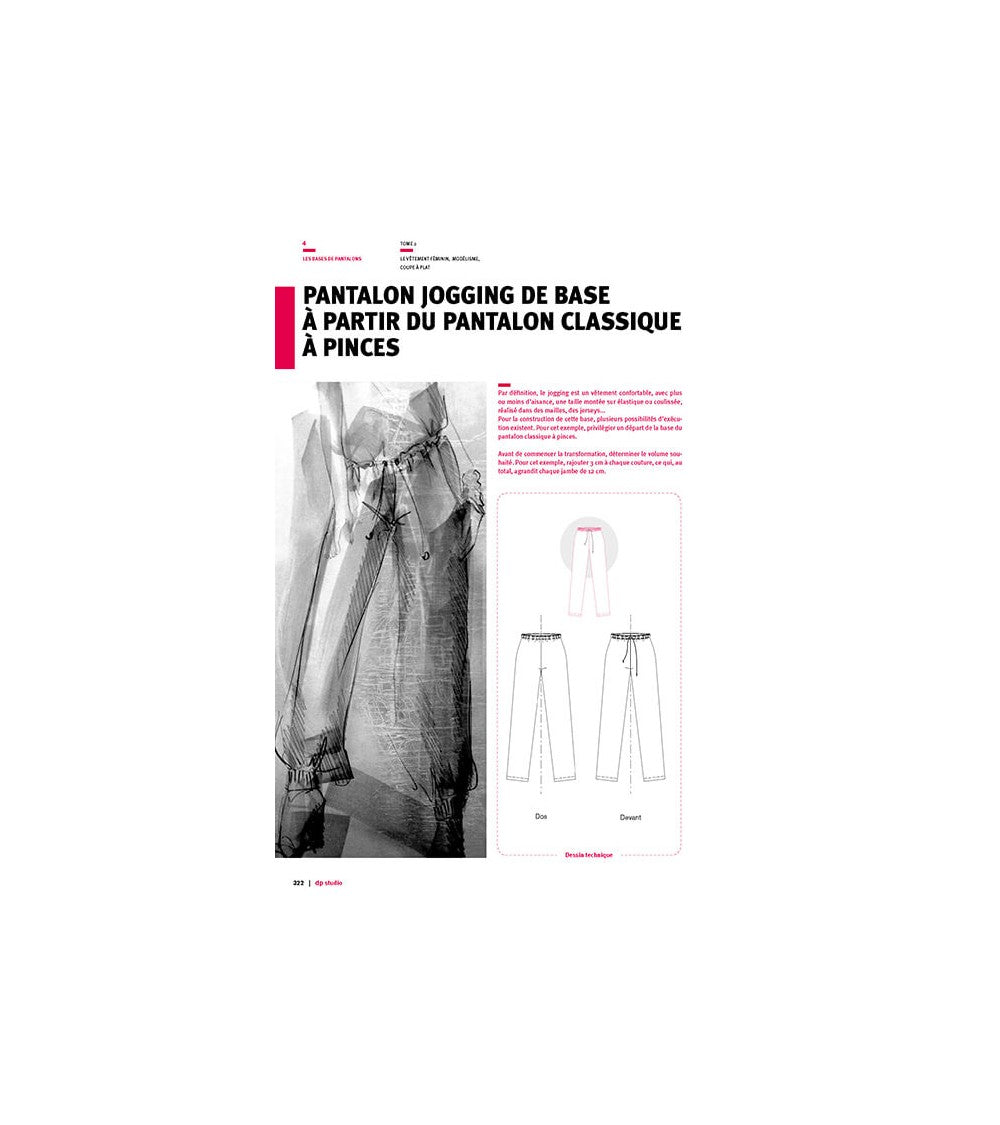 Pantalon jogging de base à partir du pantalon classique à pinces