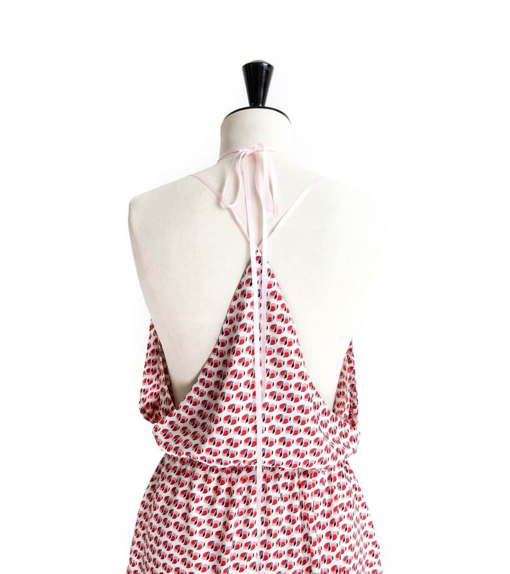 Robe à panneaux, coupée à la taille