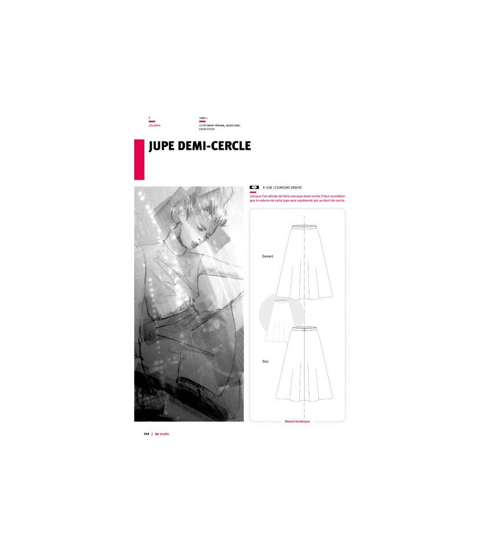 Jupe demi-cercle
