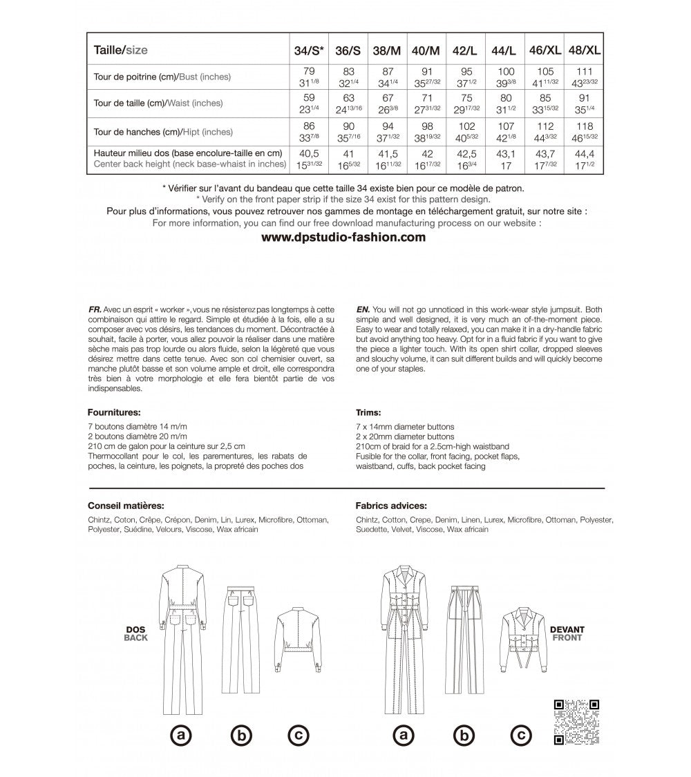 Combinaison pantalon