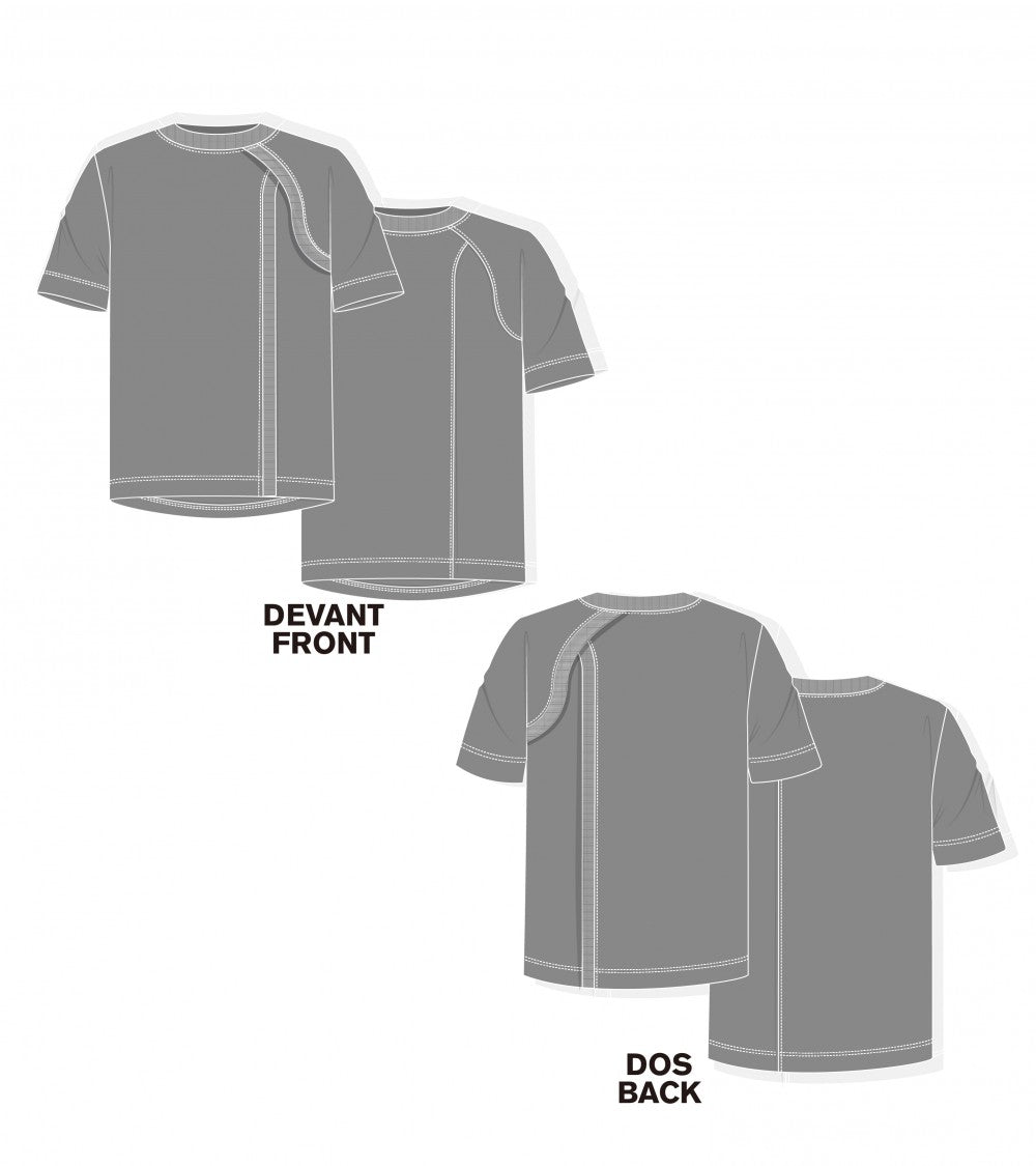 Le 1400 Tee-shirt à découpes asymétriques